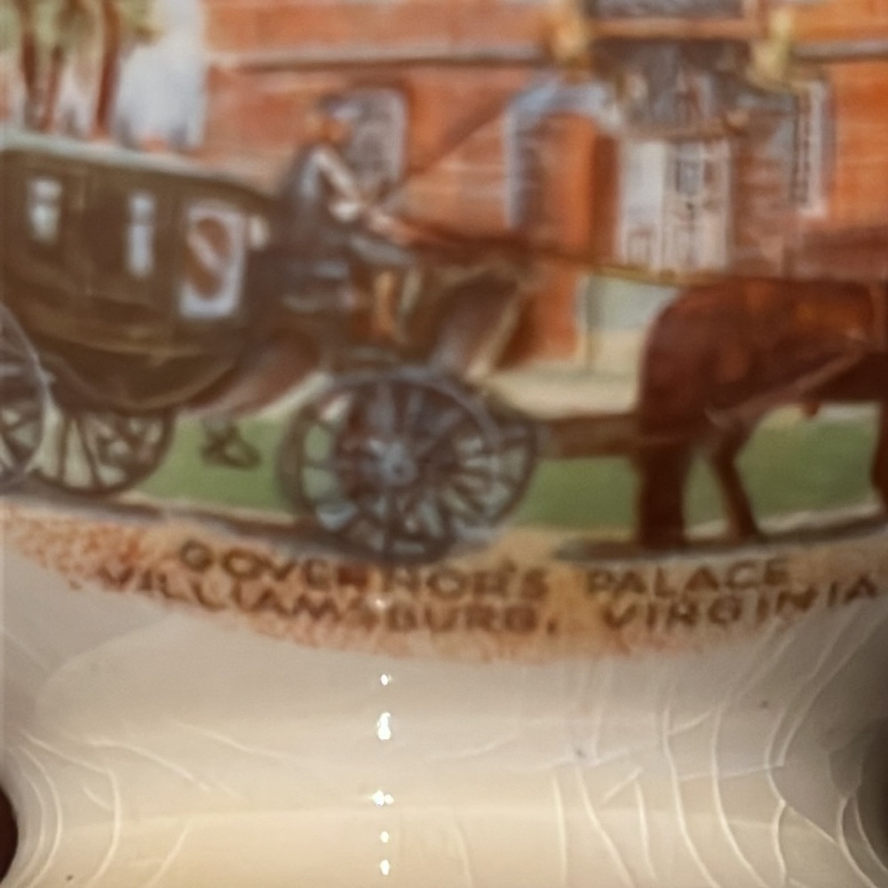 Governors Palace Williamsburg VA demitasse cup and saucer - Picture 7 of 11